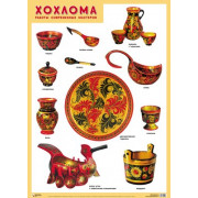 Плакат "Хохлома. Работы современных мастеров"