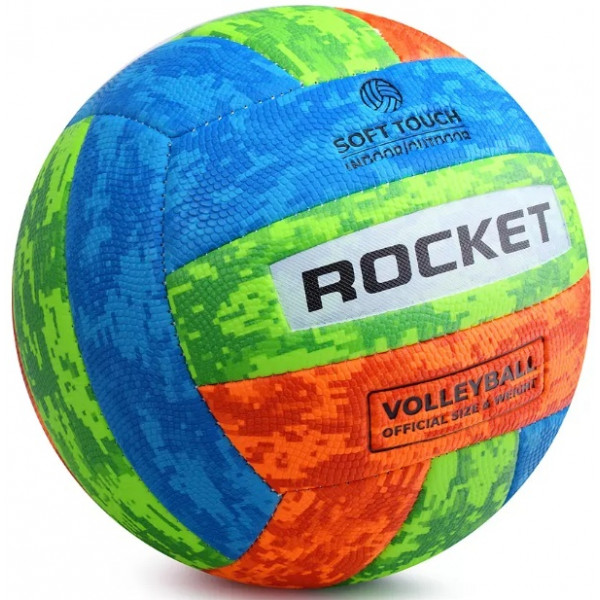 Мяч волейбольный ROCKET PU, размер 5, 230 г