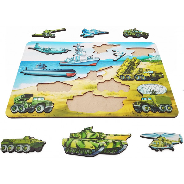 Рамка-вкладыш "Военная техника"