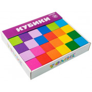 Кубики цветные 30 деталей