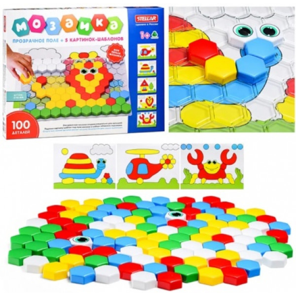 Мозаика 100 деталей, d 40 мм